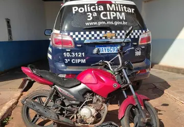 Polícia Militar apreende maconha que era transportada em motocicleta em Coronel Sapucaia
